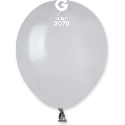 Svet balonku Balónik pastelový šedý 13 cm