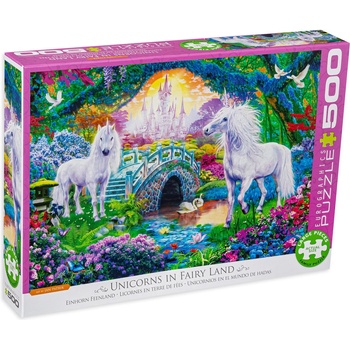 EUROGRAPHICS Пъзел Eurographics от 500 XXL части - В света на еднорозите (65005363)