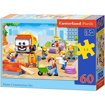 Castorland Legrační staveniště 60 dielov