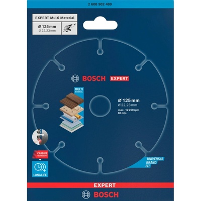 Bosch Karbidový řezací kotouč EXPERT MultiMaterial pr. 125x22,23 mm (2608902489)