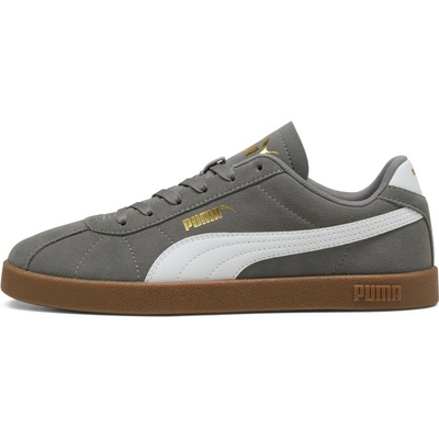 Puma club II tmavo sivá biela zlatá hnedá