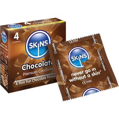 Skins čokoládové kondomy 4 ks – Zbozi.Blesk.cz