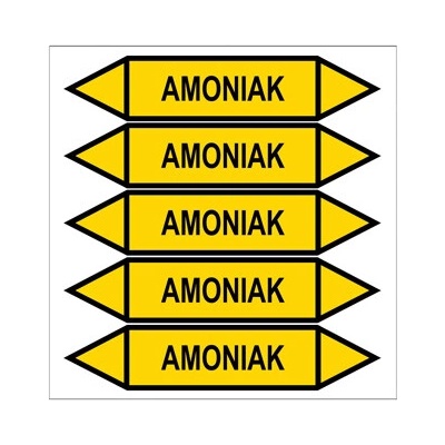Značení potrubí, amoniak PZGL 007336 – Zbozi.Blesk.cz
