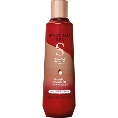 Sanctuary SPA sprchový olej Ruby Oud s přírodními oleji 250 ml