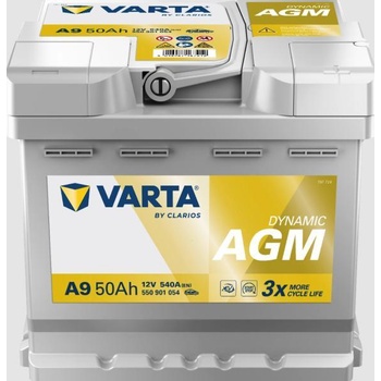 Image 1 of VARTA Silver Dynamic AGM 50Ah right+ (550 901 054 J382)