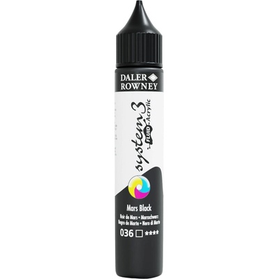 Daler-Rowney System3 АКРИЛНА боя Mars Black 29, 5 ml 1 бр (139029036)