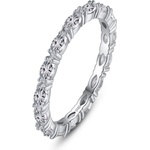 Silenti Jewelry Сребърен пръстен "Сияние" - 5 - 49мм (15.6мм диам. )