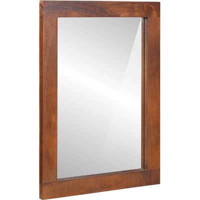 vidaXL Огледало Правоъгълна Кафяво и сребристо 50 x 2, 5 x 70 см (4018911)