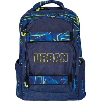 S-Cool Ученическа тийн раница s-cool анатомична urban green lines, 24 л