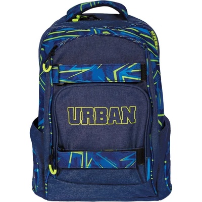 S-Cool Ученическа тийн раница s-cool анатомична urban green lines, 24 л