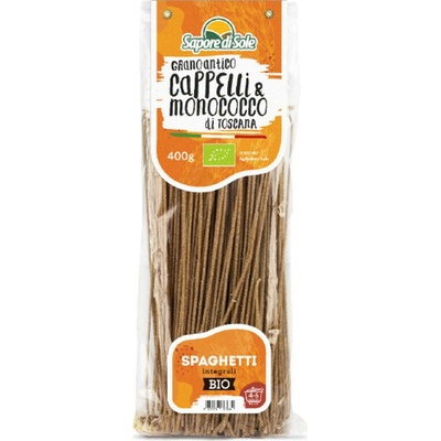 Sapore di Sole Bio Spaghetti Cappelli & Monococco těstoviny z tvrdé pšenice 400 g