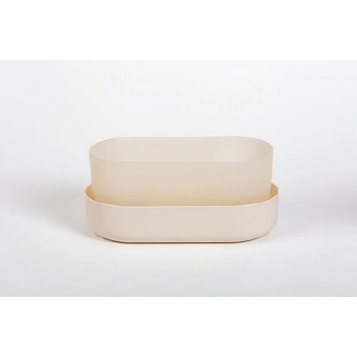 Plastia Truhlík s podmiskou Tolita slonová kost 30.8 x 16.6 cm
