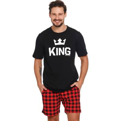 Pánske pyžamo Dn-nightwear PMB.9952 Z čierna