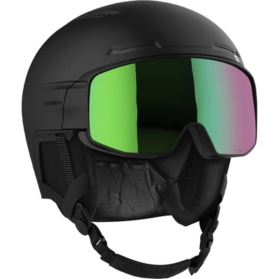 Salomon Ски каска Salomon Driver Pro Sigma Cat. 2 Ski helmet - Black / Emerald - размер S 53-56 cm (418-0972-0111)