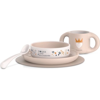 Suavinex Wonderland Toddler Feeding Set Pink сет за хранене 6 m+