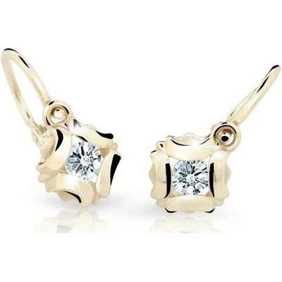 Cutie Diamonds dětské náušnice ze žlutého zlata s brilianty DC2216-10-00-X-1