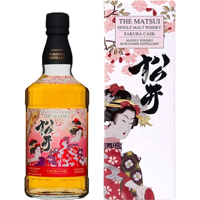 Matsui Sakura Cask 43% 0,7 l (čistá fľaša)