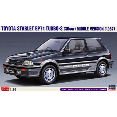 Hasegawa Toyota Starlet EP 71 Turbo S middle version 1:24