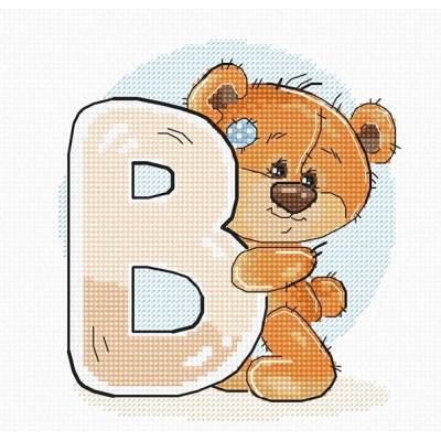 Luca-S Буква " b" - гоблен със схема b1203