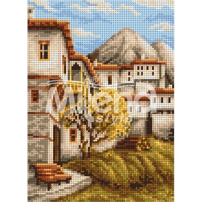 Milena Style Български къщи - гоблен със схема конци Ariadna 1: 4