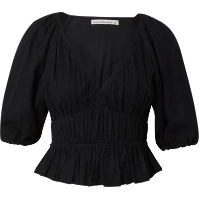 Abercrombie & Fitch Блуза черно, размер L