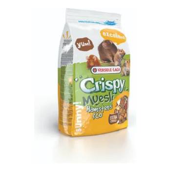 Versele-Laga Crispy Muesli Hamster & Co 1 - Пълноценна храна за хамстери и други всеядни гризачи, 1 кг