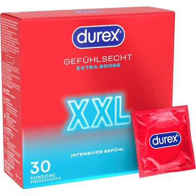 Durex Gefühlsecht XXL 30 ks