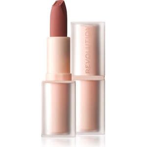 Revolution Beauty Lip Allure Soft Satin Lipstick Кремообразно червило със сатенено покритие цвят Brunch Pink Nude 3.2 гр