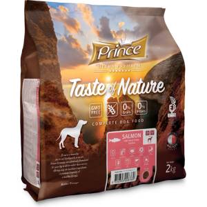 Petnutrition Премиум гранули за кучета със сьомга и сладък картоф, без зърно и без глутен taste of nature salmon 2kg/12kg - за средни и едри породи - petvitaminhouse - 39,16 лв