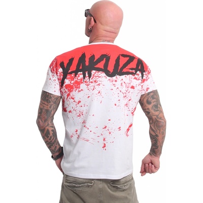 Yakuza tričko pánske Splash TSB 23043 white red