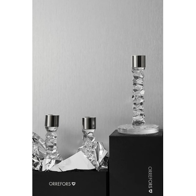 Orrefors Декоративен свещник Orrefors Carat 24, 2 cm (2 броя) (6590162)