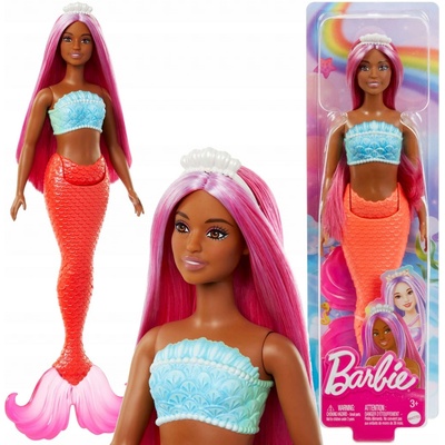 Barbie Rozprávková morská panna oranžová