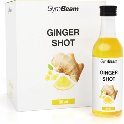GymBeam Zázvorový shot 9 x 50 ml