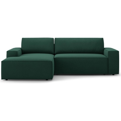 Micadoni Зелен разтегателен ъглов диван (ляв ъгъл) Jodie - Micadoni Home (MIC_LCF_78_F1_JODIE2)