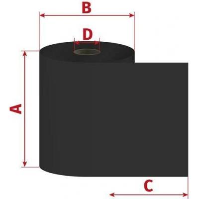 OEM 80mm x 360m TTR premium vosk-pryskyřice, D25/OUT 100001