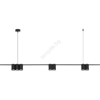 MILAGRO Пендел GENESIS 7xGU10/8W/230V черен (MI2374)