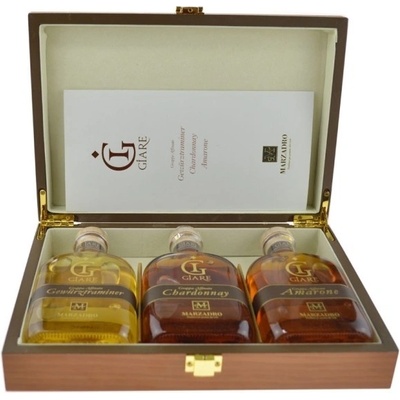 Marzadro Kolekcia "Grappa Giare" 41% a 41% a 45% 3 x 0,2 l (kazeta)