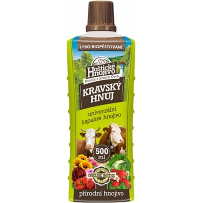 Nohelgarden Hnojivo HOŠTICKÝ HNŮJ kravský 500 ml