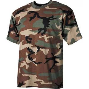 MFH Камуфлажна тениска модел Woodland, 160 г/м2 (00103T)
