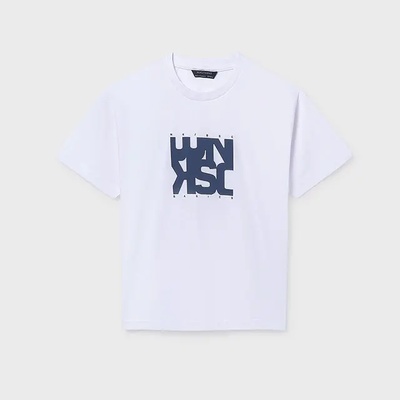 MAYORAL Тениска къс ръкав basic в бял цвят за момче Mayoral