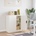 vidaXL Шкаф за папки бял 79x40x90 см стомана (339732)