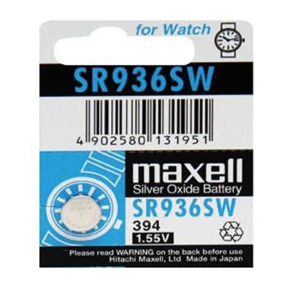Maxell Батерия сребърна Maxell for Watch SR, 1.55V, 1 бр (MLBSSR936SW)