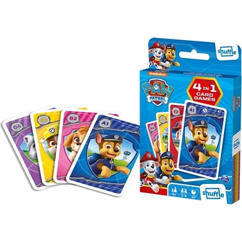 Cartamundi Карти за игра Пес Патрул, 4 в 1