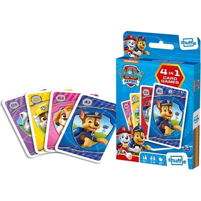 Cartamundi Карти за игра Пес Патрул, 4 в 1