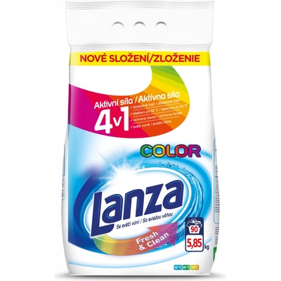 Lanza prací prášek Fresh & Clean Color 90 PD 5,85 kg