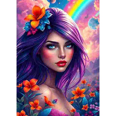 Alipson Puzzle - Puzzle Rainbow Girl - 500 piese