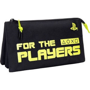Kstationery Ученически несесер Kstationery PlayStation - For the players, с 1 цип и 3 отделения (13487)