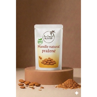 Les fruits du Paradis Mandle BIO natural pražené 3 kg