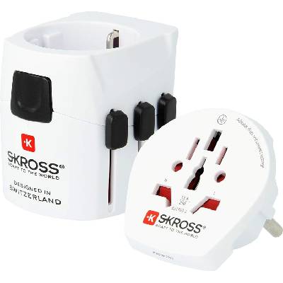 Адаптер SKROSS PRO Light 1.103165, World, Бял (SKROSS-1103165)