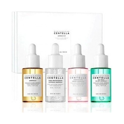 SKIN1004 Сет серуми за лице, Skin1004 Madagascar Centella Ampoule Skin Care Set for Brightening 4pcs